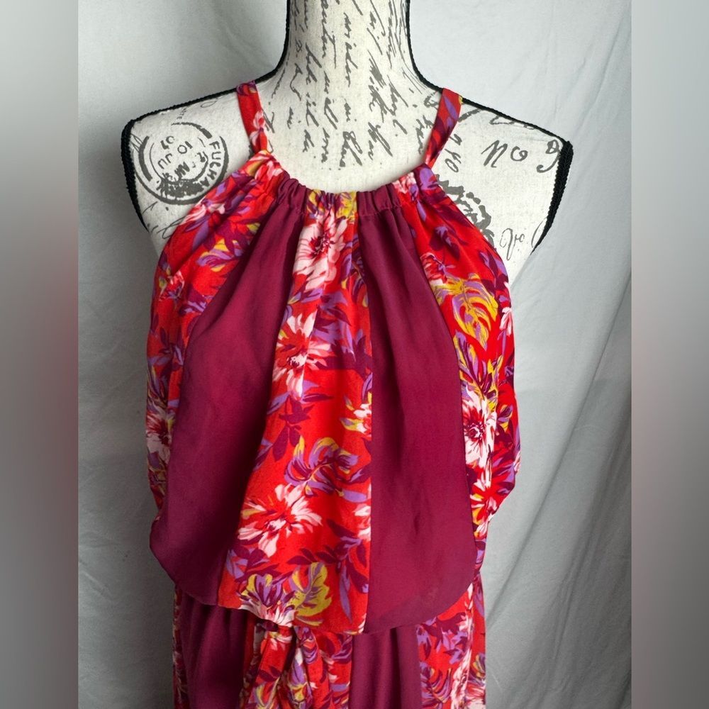 ModCloth Elegant Chiffon Maxi Dress. Size XL - Picture 7 of 13